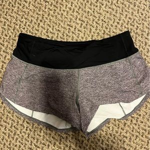Lululemon speed up shorts (size 2)